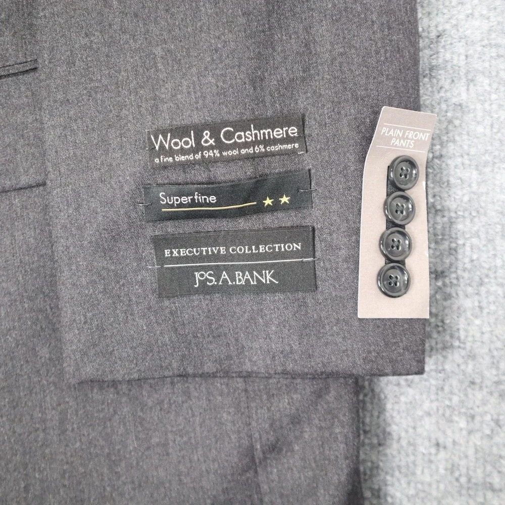 Jos A Bank Executive Collection Suit Jacket Blazer Mens 48 Regular Wool Cashmere